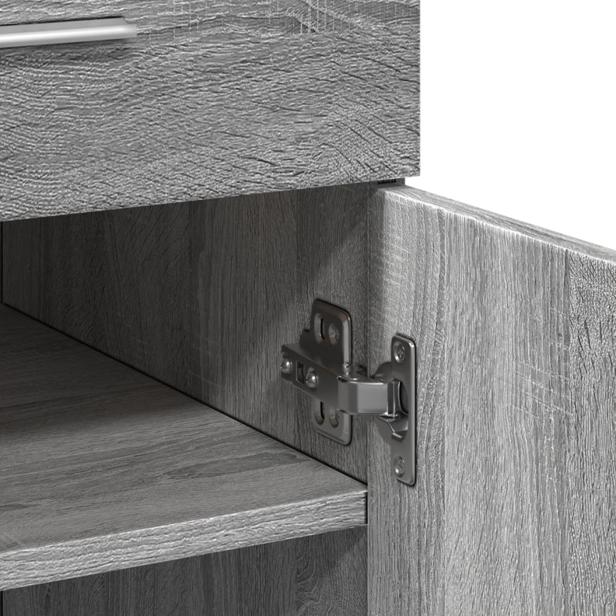vidaXL Ντουλάπι Γκρι Sonoma 80x42,5x93 εκ. από Επεξεργασμένο Ξύλο