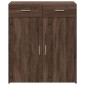 vidaXL Ντουλάπι Καφέ Δρυς 80x42,5x93 εκ. από Επεξεργασμένο Ξύλο