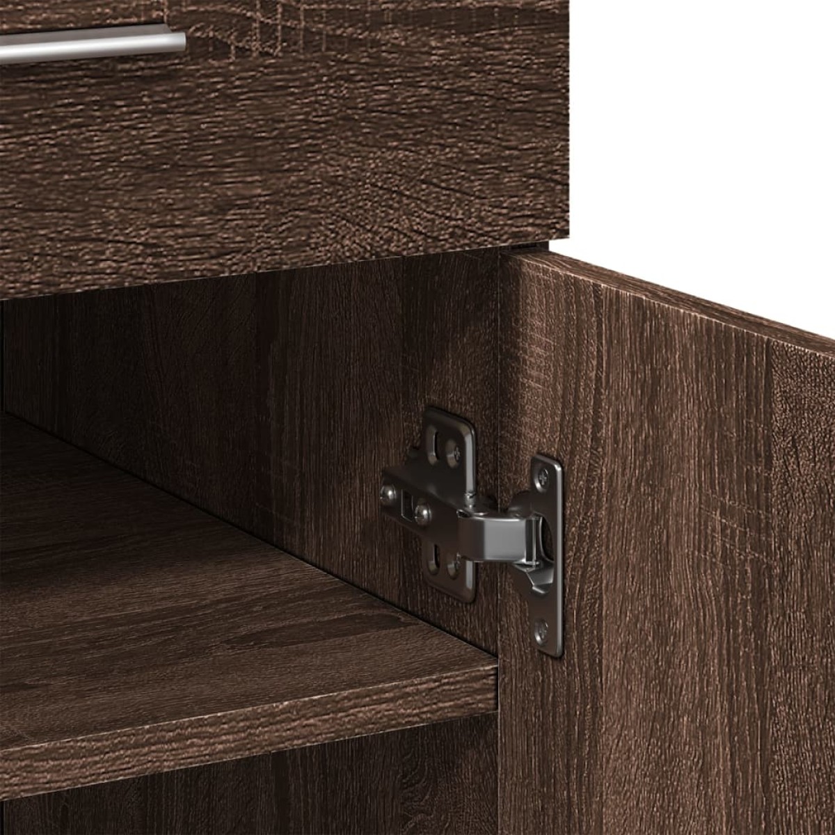 vidaXL Ντουλάπι Καφέ Δρυς 80x42,5x93 εκ. από Επεξεργασμένο Ξύλο