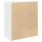 vidaXL Ντουλάπι Λευκή 80x42,5x93 εκ. από Επεξεργασμένο Ξύλο