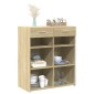 vidaXL Ντουλάπι Sonoma Δρυς 80x42,5x93 εκ. από Επεξεργασμένο Ξύλο