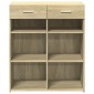 vidaXL Ντουλάπι Sonoma Δρυς 80x42,5x93 εκ. από Επεξεργασμένο Ξύλο