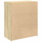 vidaXL Ντουλάπι Sonoma Δρυς 80x42,5x93 εκ. από Επεξεργασμένο Ξύλο