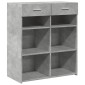 vidaXL Ντουλάπι Γκρι Σκυροδέματος 80x42,5x93 εκ. Επεξεργασμένο Ξύλο