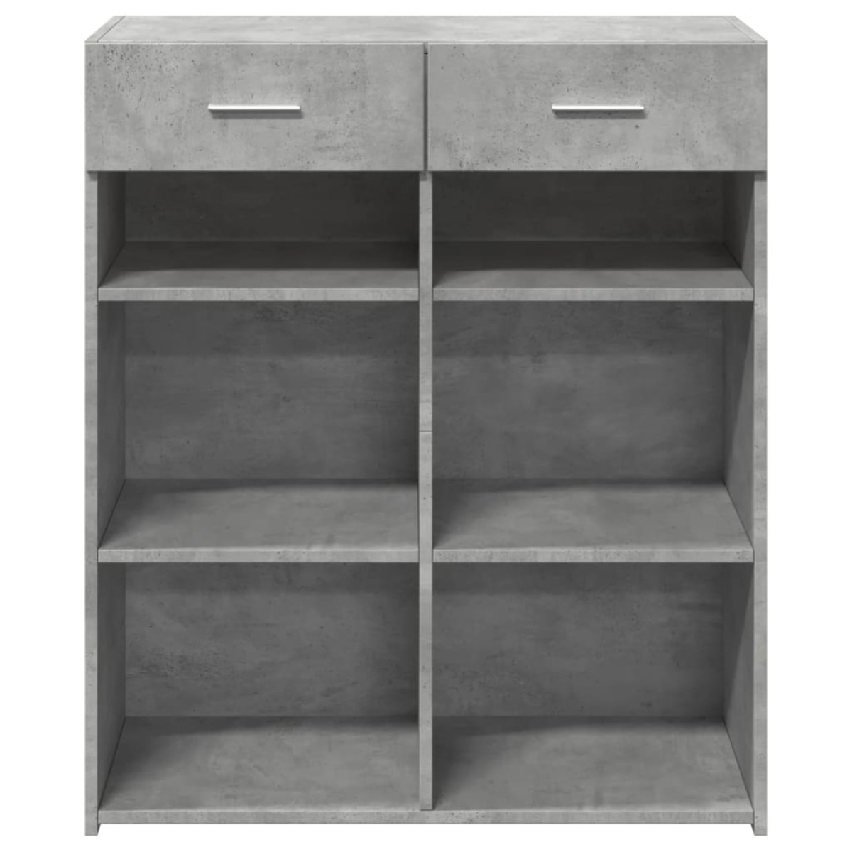 vidaXL Ντουλάπι Γκρι Σκυροδέματος 80x42,5x93 εκ. Επεξεργασμένο Ξύλο