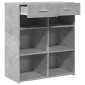 vidaXL Ντουλάπι Γκρι Σκυροδέματος 80x42,5x93 εκ. Επεξεργασμένο Ξύλο