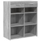 vidaXL Ντουλάπι Γκρι Sonoma 80x42,5x93 εκ. από Επεξεργασμένο Ξύλο