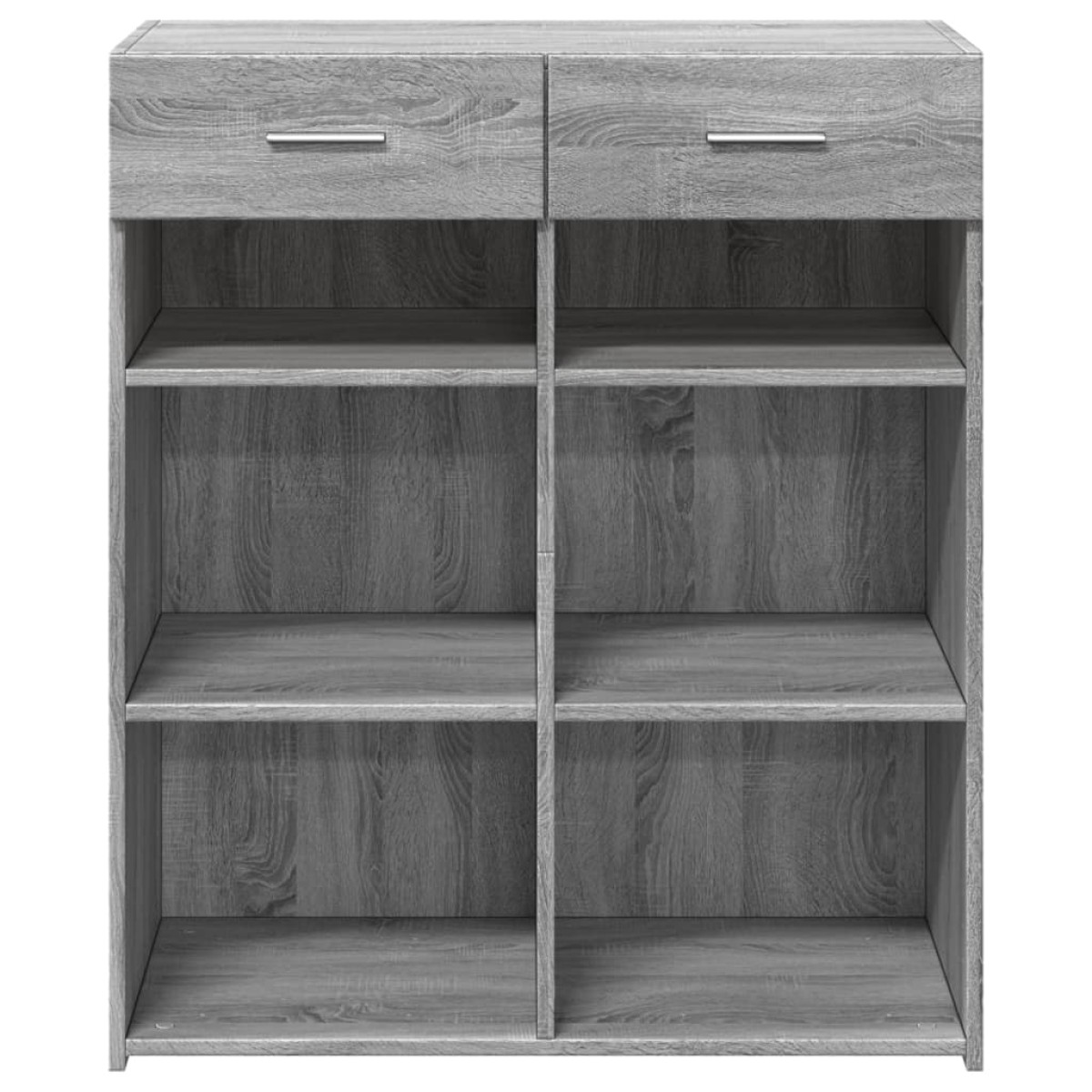 vidaXL Ντουλάπι Γκρι Sonoma 80x42,5x93 εκ. από Επεξεργασμένο Ξύλο