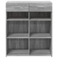 vidaXL Ντουλάπι Γκρι Sonoma 80x42,5x93 εκ. από Επεξεργασμένο Ξύλο