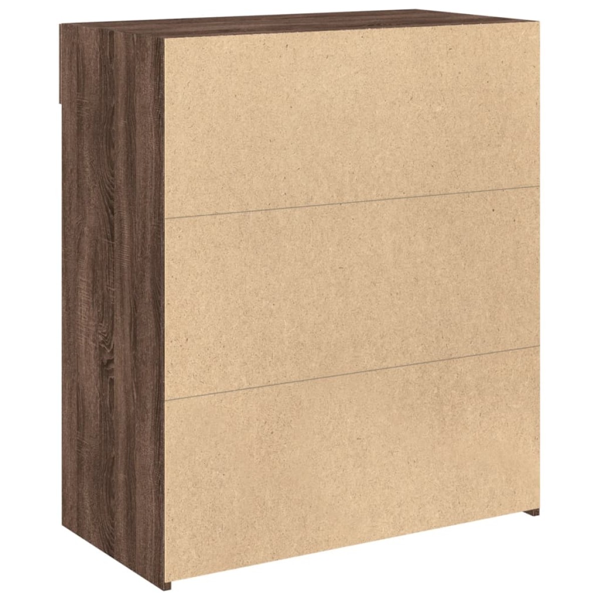 vidaXL Ντουλάπι Καφέ Δρυς 80x42,5x93 εκ. Επεξεργασμένο Ξύλο
