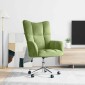 vidaXL Πολυθρόνα Relax Ανοιχτό Πράσινο Βελούδινη