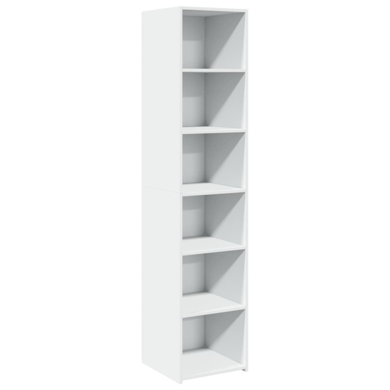 vidaXL Ντουλάπι Λευκό 40x41x185 εκ. Επεξεργασμένο Ξύλο