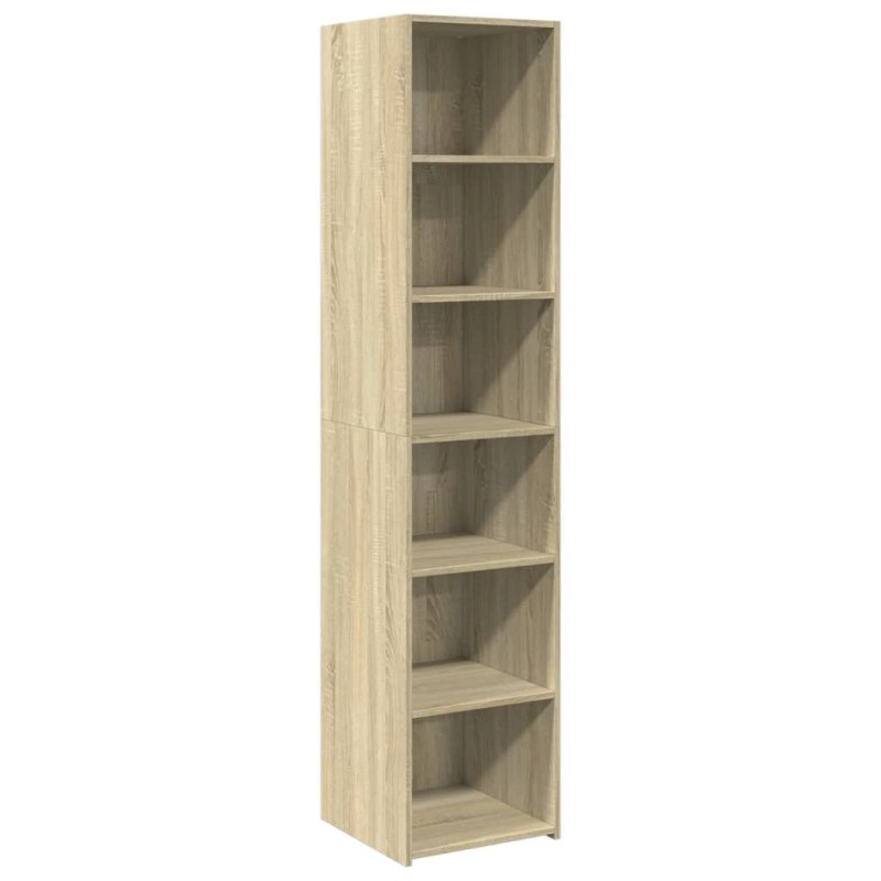 vidaXL Ντουλάπι Sonoma Δρυς 40x41x185 εκ. Επεξεργασμένο Ξύλο