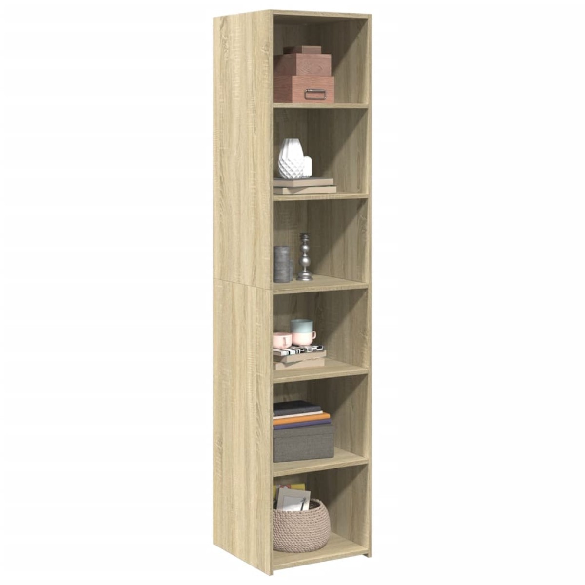 vidaXL Ντουλάπι Sonoma Δρυς 40x41x185 εκ. Επεξεργασμένο Ξύλο
