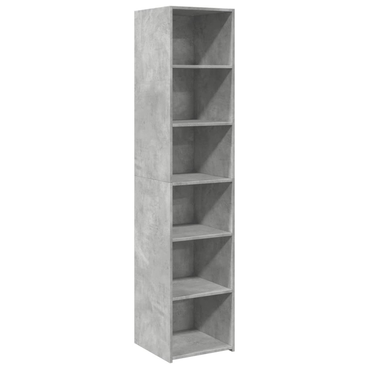vidaXL Ντουλάπι Γκρι Σκυροδέματος 40x41x185 εκ. Επεξεργασμένο Ξύλο