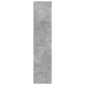 vidaXL Ντουλάπι Γκρι Σκυροδέματος 40x41x185 εκ. Επεξεργασμένο Ξύλο