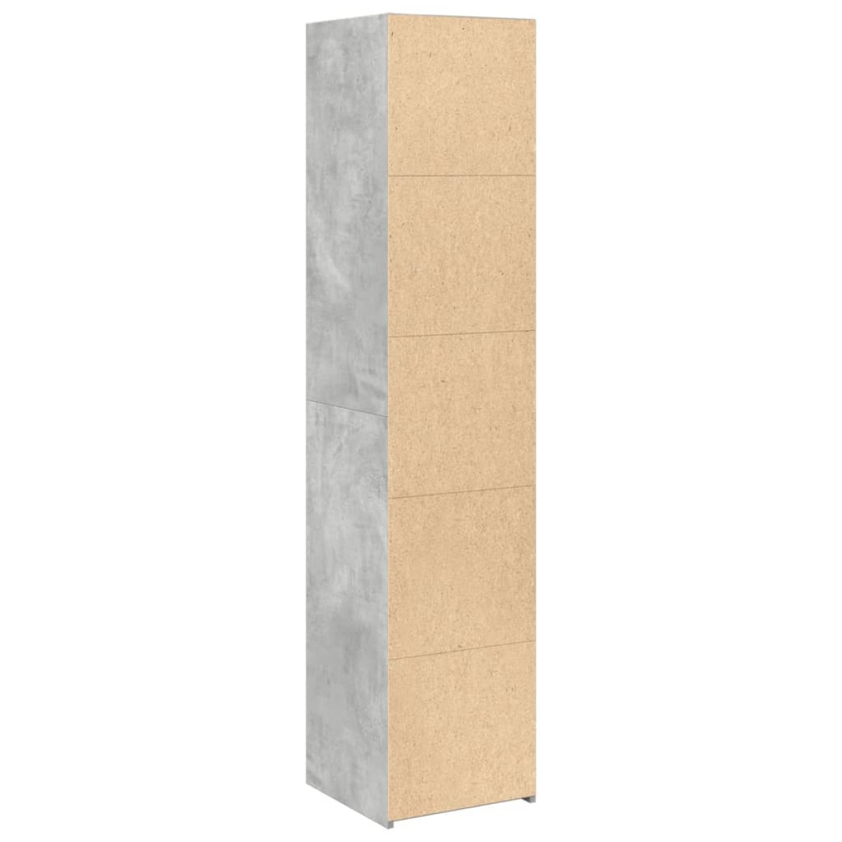 vidaXL Ντουλάπι Γκρι Σκυροδέματος 40x41x185 εκ. Επεξεργασμένο Ξύλο