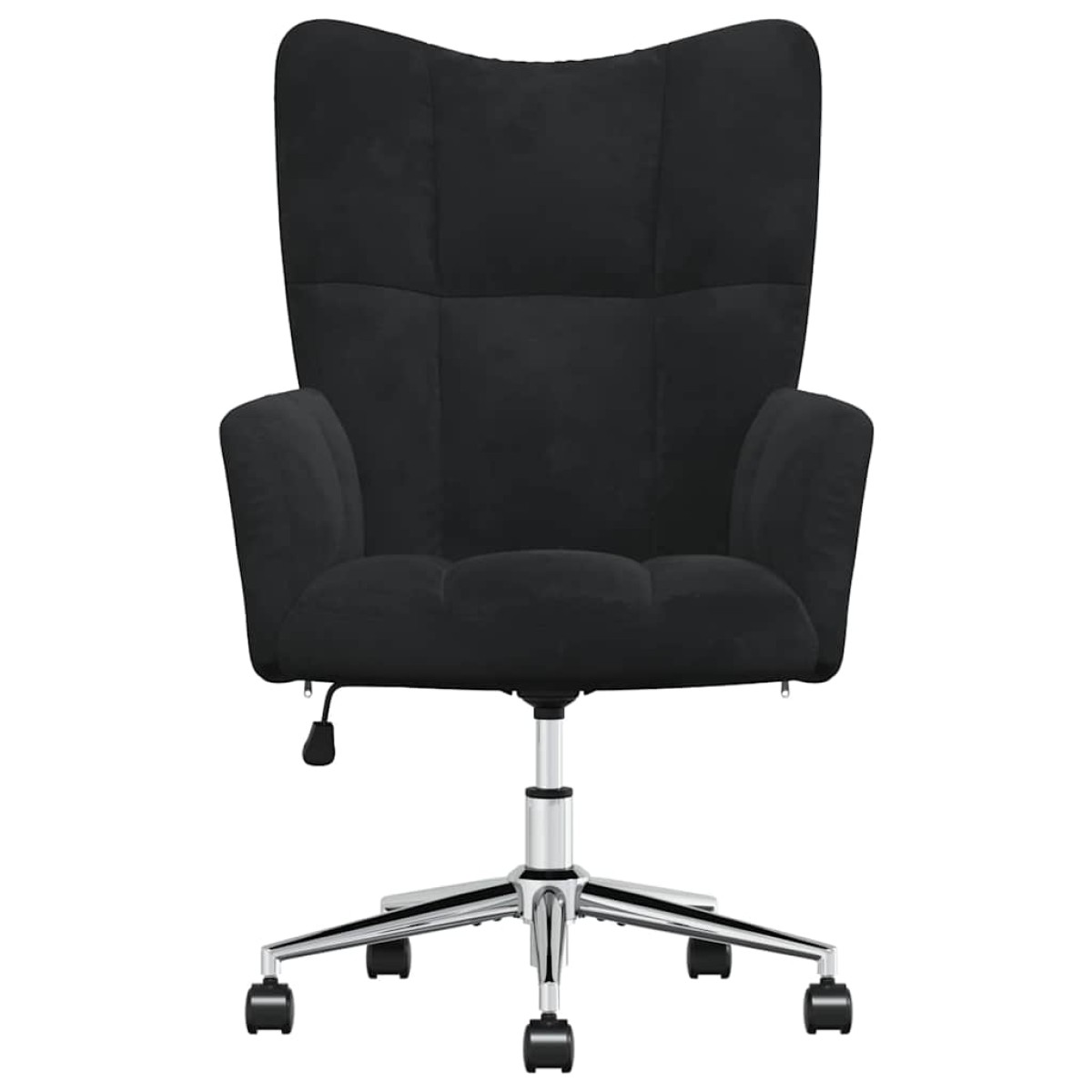 vidaXL Πολυθρόνα Relax Μαύρη Βελούδινη