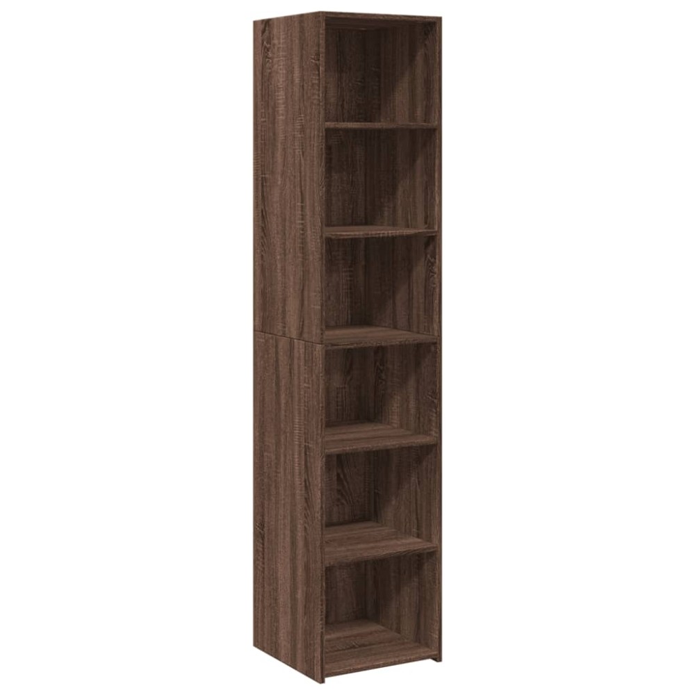 vidaXL Ντουλάπι Καφέ Δρυς 40x41x185 εκ. Επεξεργασμένο Ξύλο