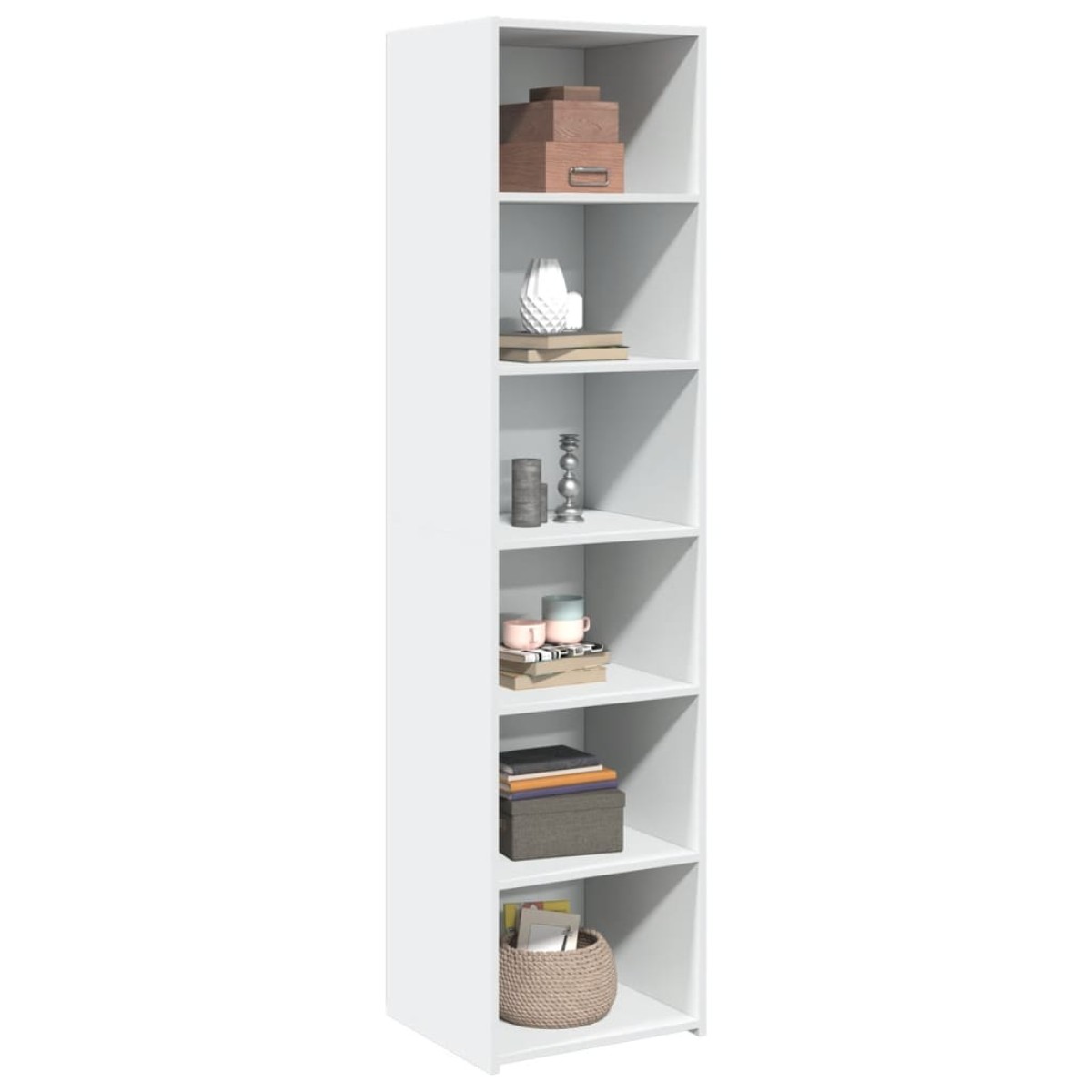 vidaXL Ντουλάπι Λευκό 45x41x185 εκ. Επεξεργασμένο Ξύλο