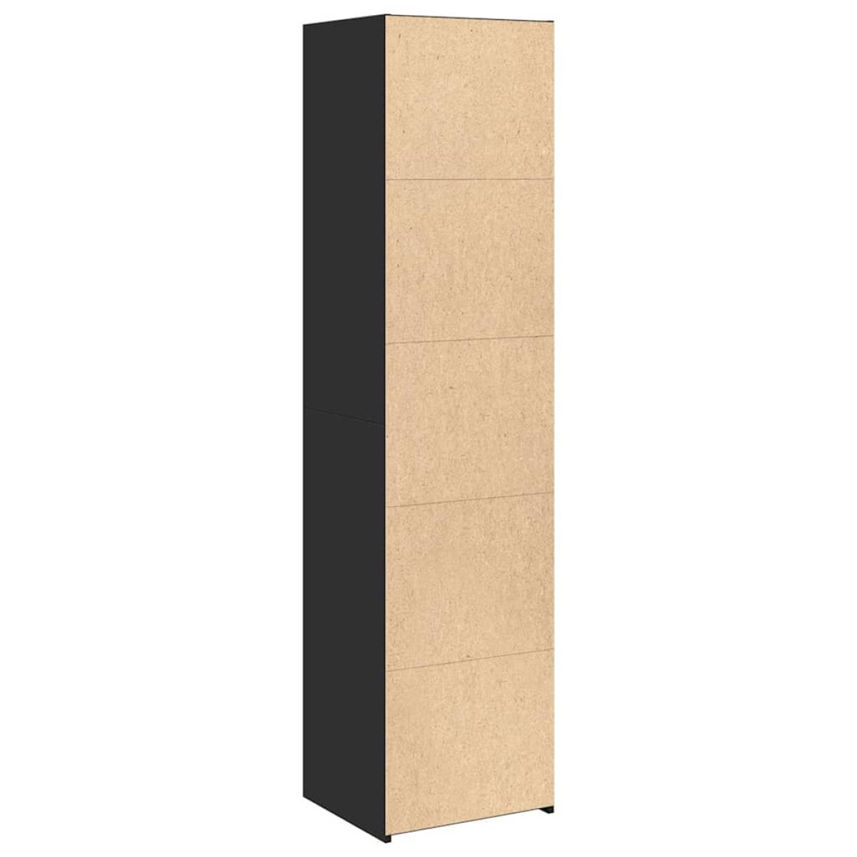 vidaXL Ντουλάπι Μαύρο 45x41x185 εκ. Επεξεργασμένο Ξύλο