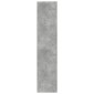 vidaXL Ντουλάπι Γκρι Σκυροδέματος 45x41x185 εκ. Επεξεργασμένο Ξύλο