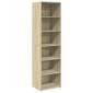 vidaXL Ντουλάπι Sonoma δρυς 50x41x185 εκ. από Επεξεργασμένο Ξύλο