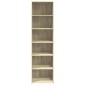 vidaXL Ντουλάπι Sonoma δρυς 50x41x185 εκ. από Επεξεργασμένο Ξύλο