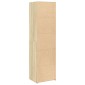 vidaXL Ντουλάπι Sonoma δρυς 50x41x185 εκ. από Επεξεργασμένο Ξύλο