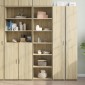 vidaXL Ντουλάπι Sonoma δρυς 50x41x185 εκ. από Επεξεργασμένο Ξύλο