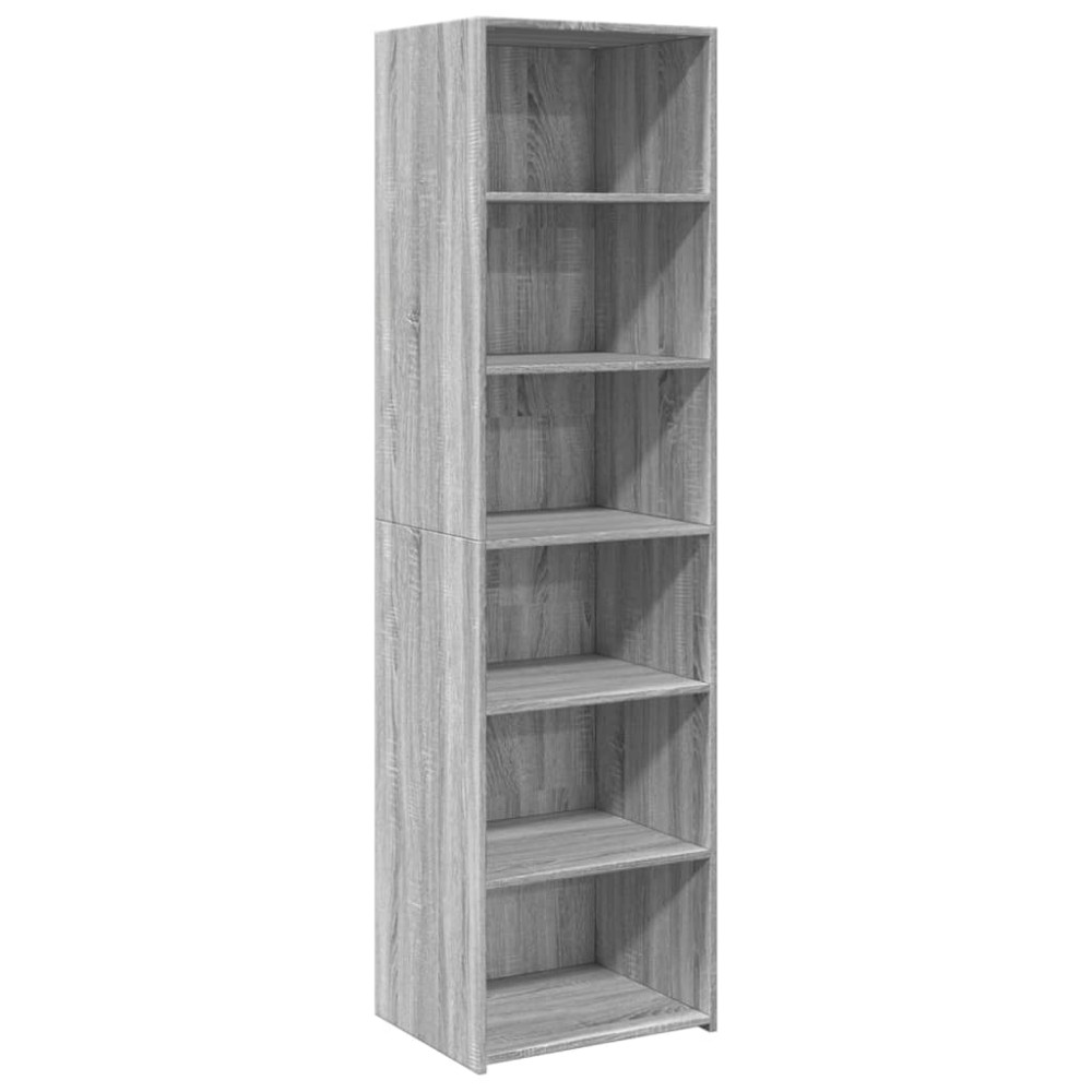 vidaXL Ντουλάπι Γκρι Sonoma 50x41x185 εκ. από Επεξεργασμένο Ξύλο