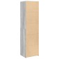 vidaXL Ντουλάπι Γκρι Sonoma 50x41x185 εκ. από Επεξεργασμένο Ξύλο