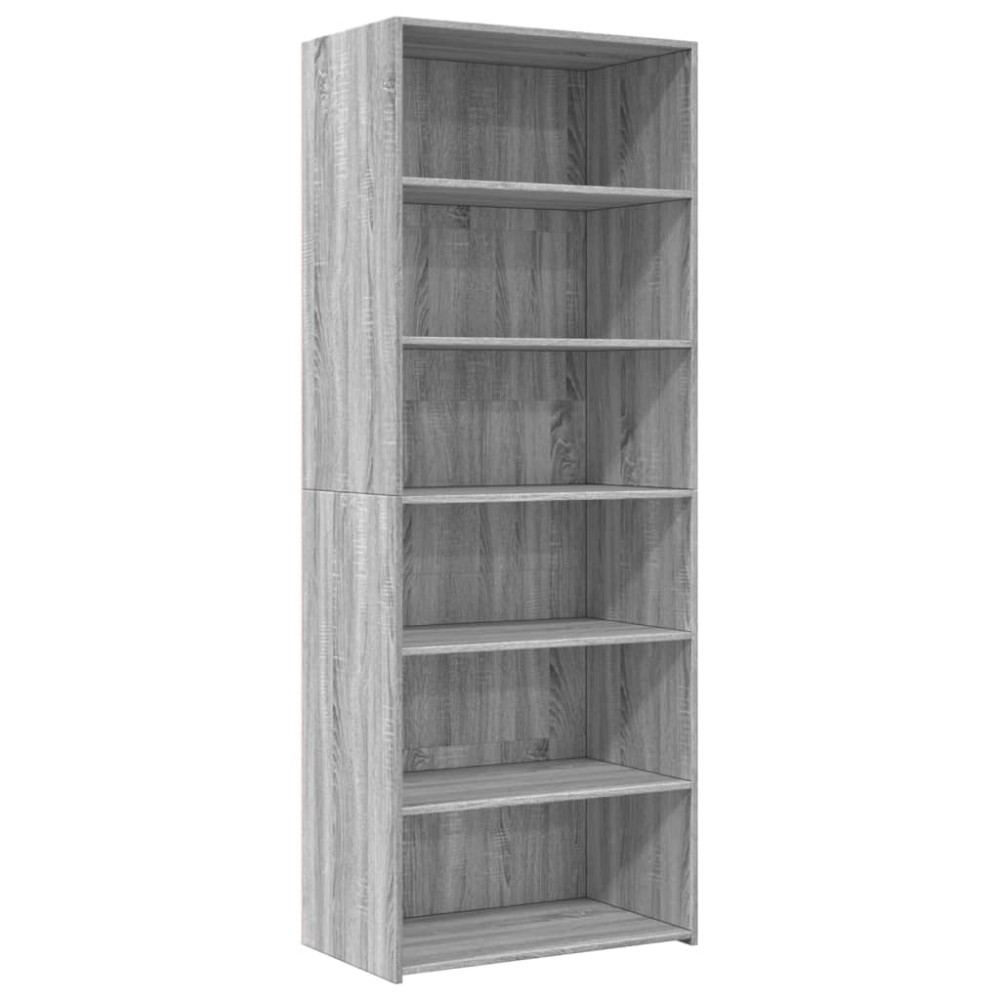 vidaXL Ντουλάπι Γκρι Sonoma 70x41x185 εκ. Επεξεργασμένο Ξύλο