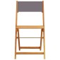 vidaXL Σετ Τραπεζαρίας Κήπου 5 τεμ. Ανθρακί Ύφασμα/Μασίφ Πεύκου