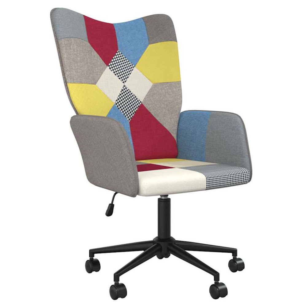 vidaXL Πολυθρόνα Relax Σχέδιο Patchwork Υφασμάτινη