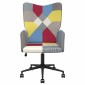 vidaXL Πολυθρόνα Relax Σχέδιο Patchwork Υφασμάτινη