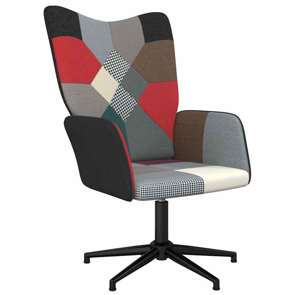 vidaXL Πολυθρόνα Relax Σχέδιο Patchwork Υφασμάτινη