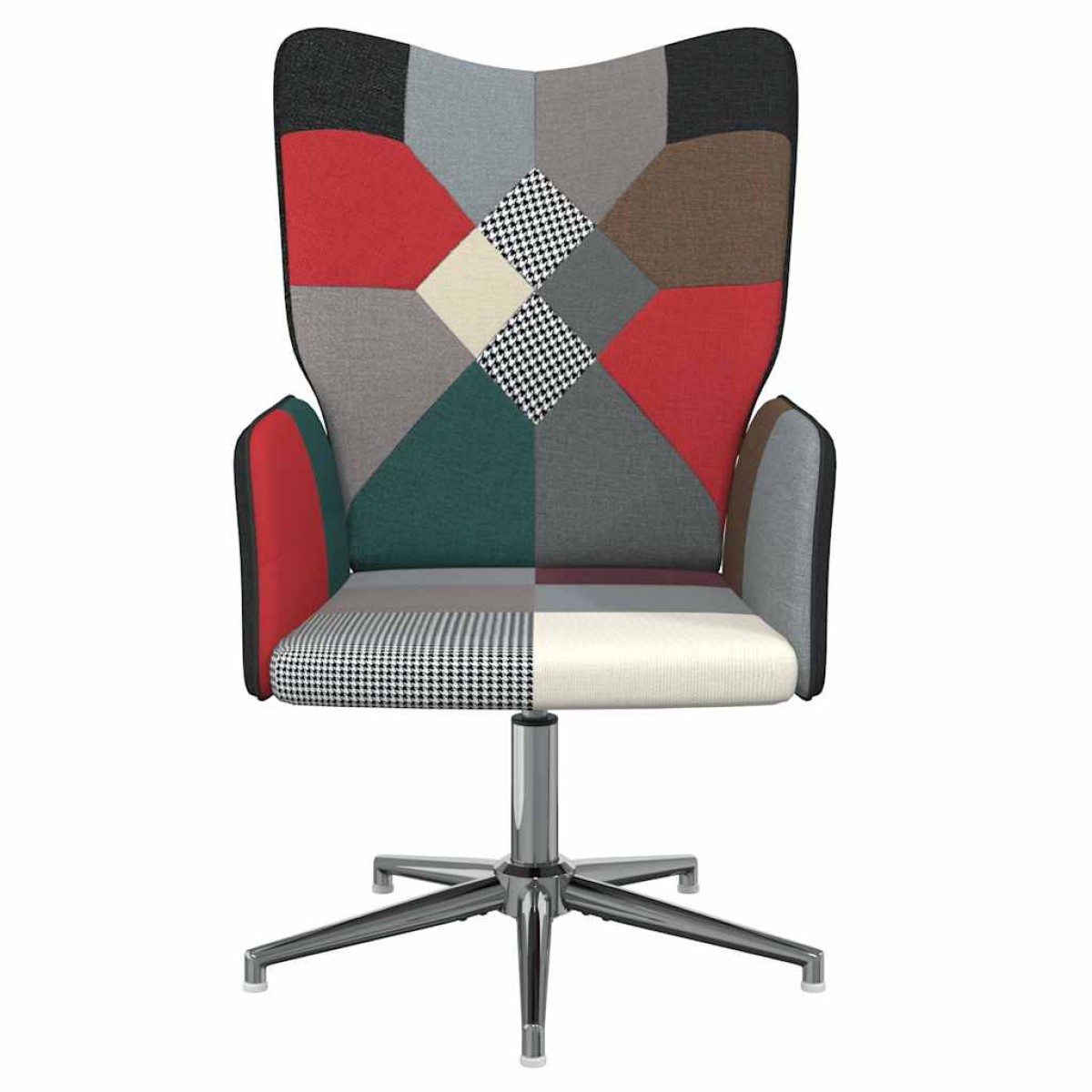 vidaXL Πολυθρόνα Relax Σχέδιο Patchwork Υφασμάτινη