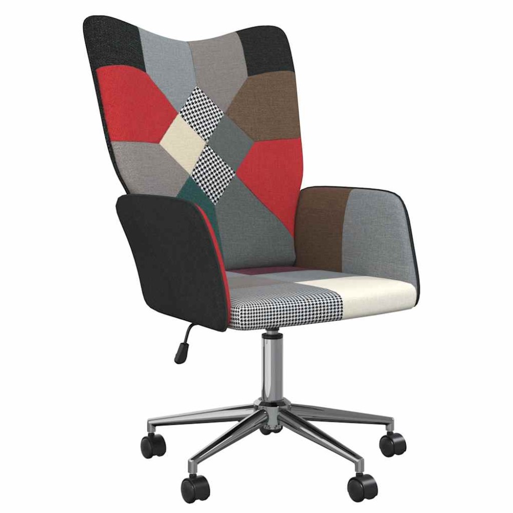 vidaXL Πολυθρόνα Relax Σχέδιο Patchwork Υφασμάτινη