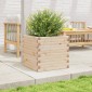 vidaXL Ζαρντινιέρα 50x50x46 εκ. από Μασίφ Ξύλο Πεύκου