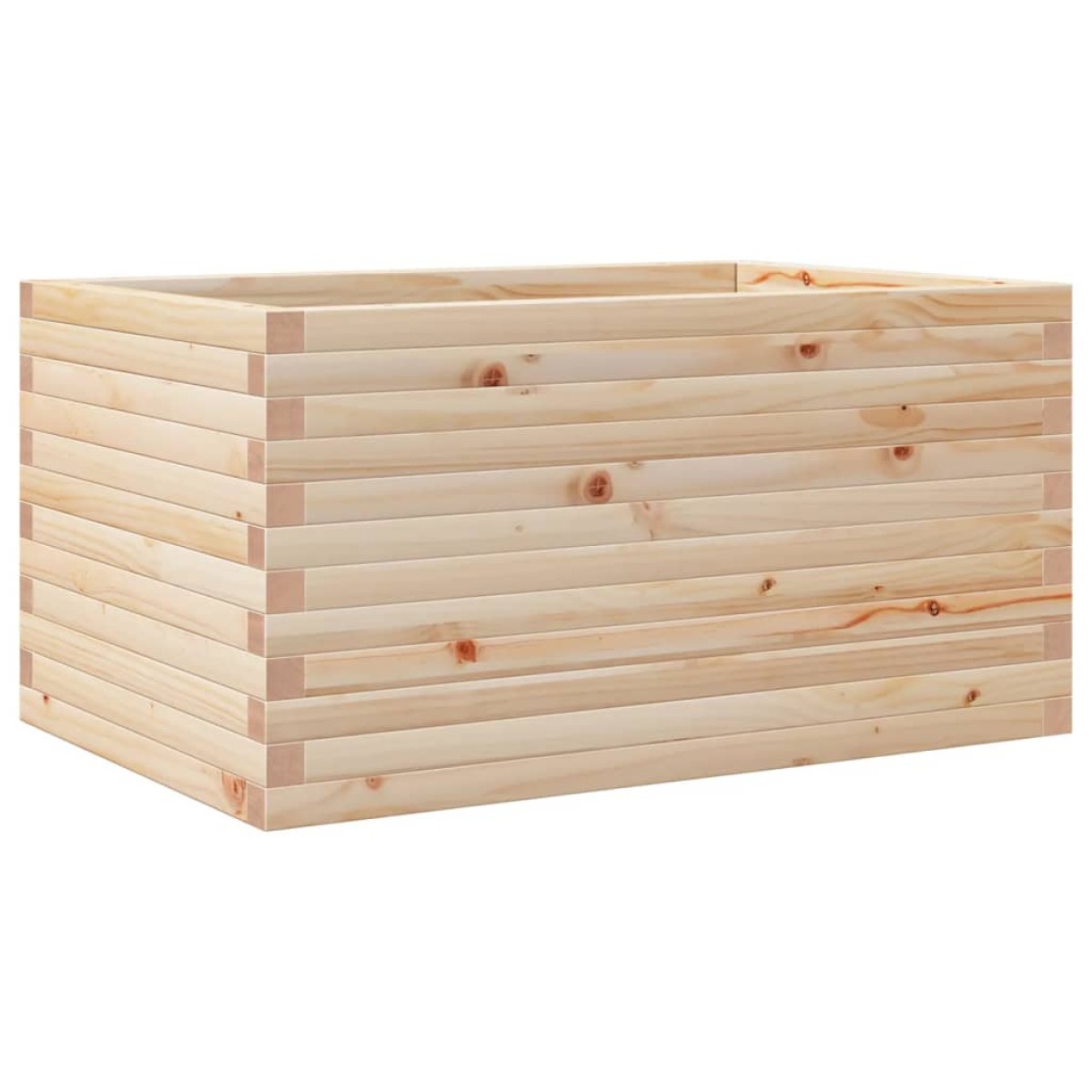 vidaXL Ζαρντινιέρα Κήπου 90x60x46 εκ από Μασίφ Ξύλο Πεύκου