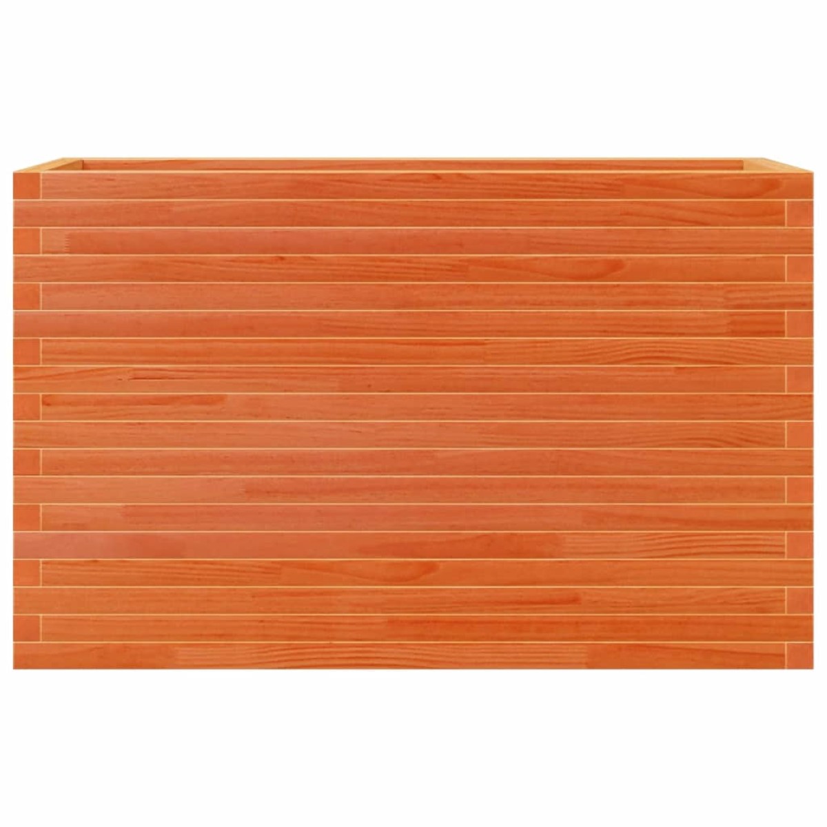 vidaXL Ζαρντινιέρα Καφέ Κεριού 110x40x68,5 εκ. από Μασίφ Ξύλο Πεύκου