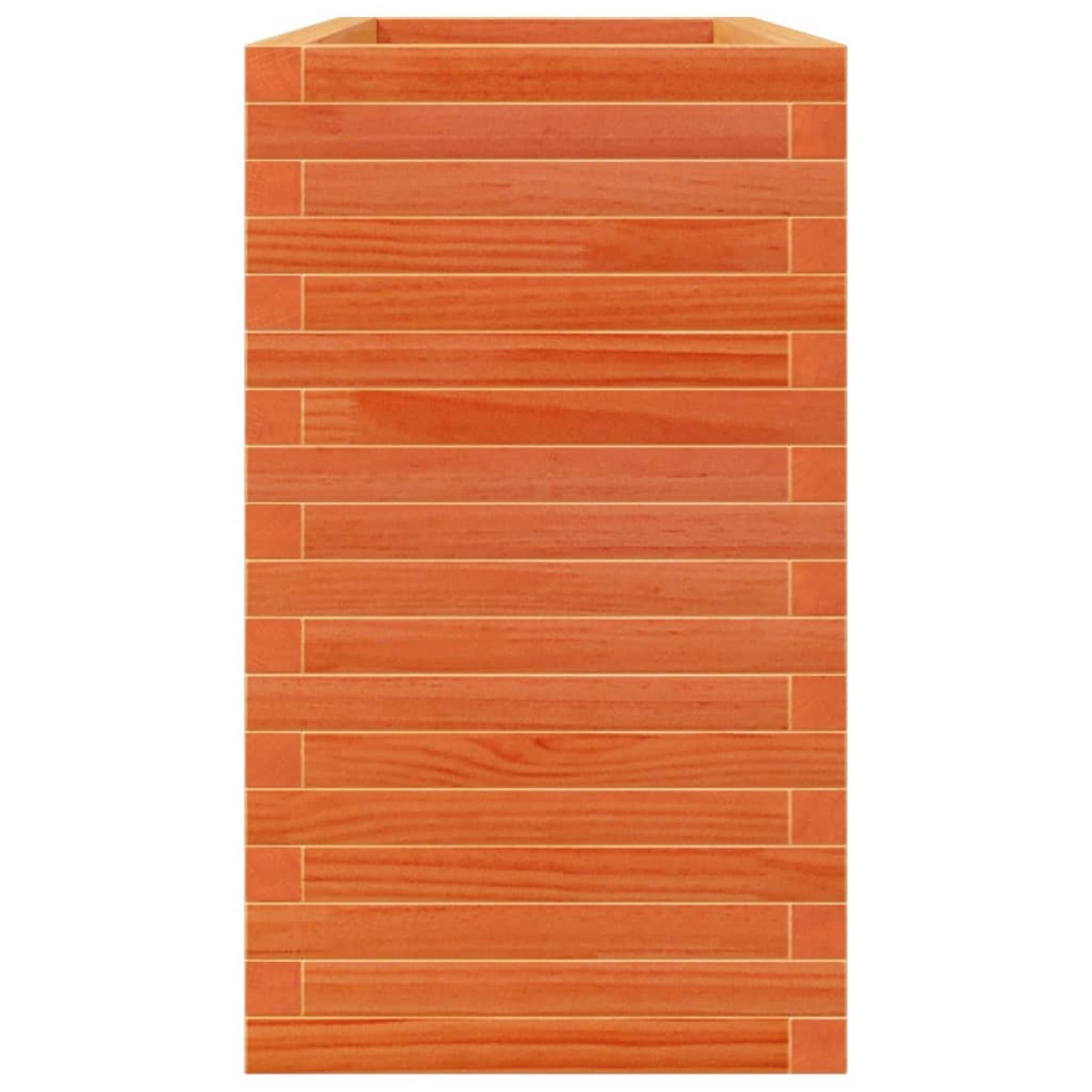 vidaXL Ζαρντινιέρα Καφέ Κεριού 110x40x68,5 εκ. από Μασίφ Ξύλο Πεύκου