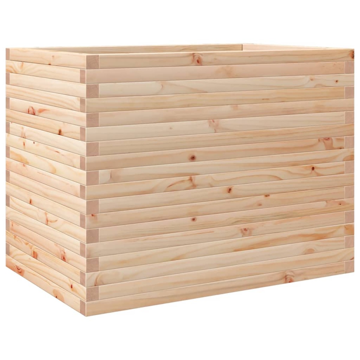 vidaXL Ζαρντινιέρα Κήπου 90x60x68,5 εκ από Μασίφ Ξύλο Πεύκου
