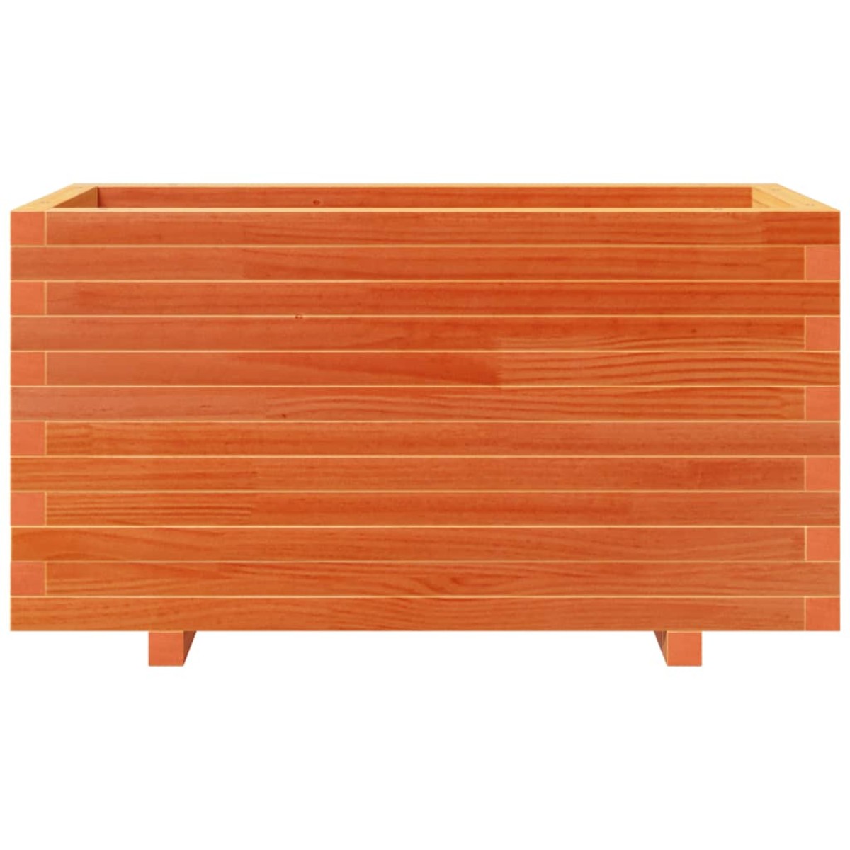 vidaXL Ζαρντινιέρα Καφέ Κεριού 90x40x49,5 εκ. από Μασίφ Ξύλο Πεύκου