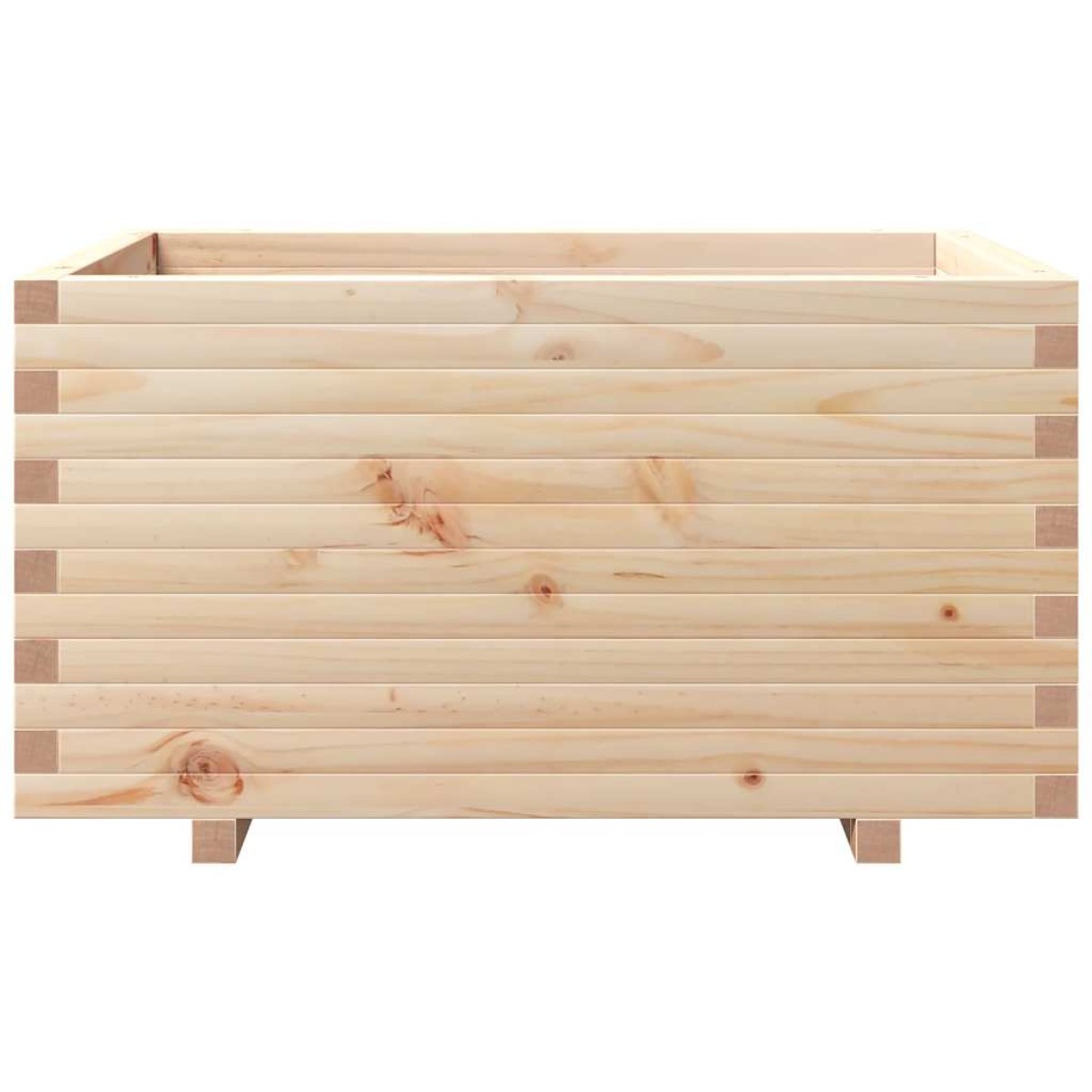 vidaXL Ζαρντινιέρα Κήπου 90x60x49,5 εκ από Μασίφ Ξύλο Πεύκου