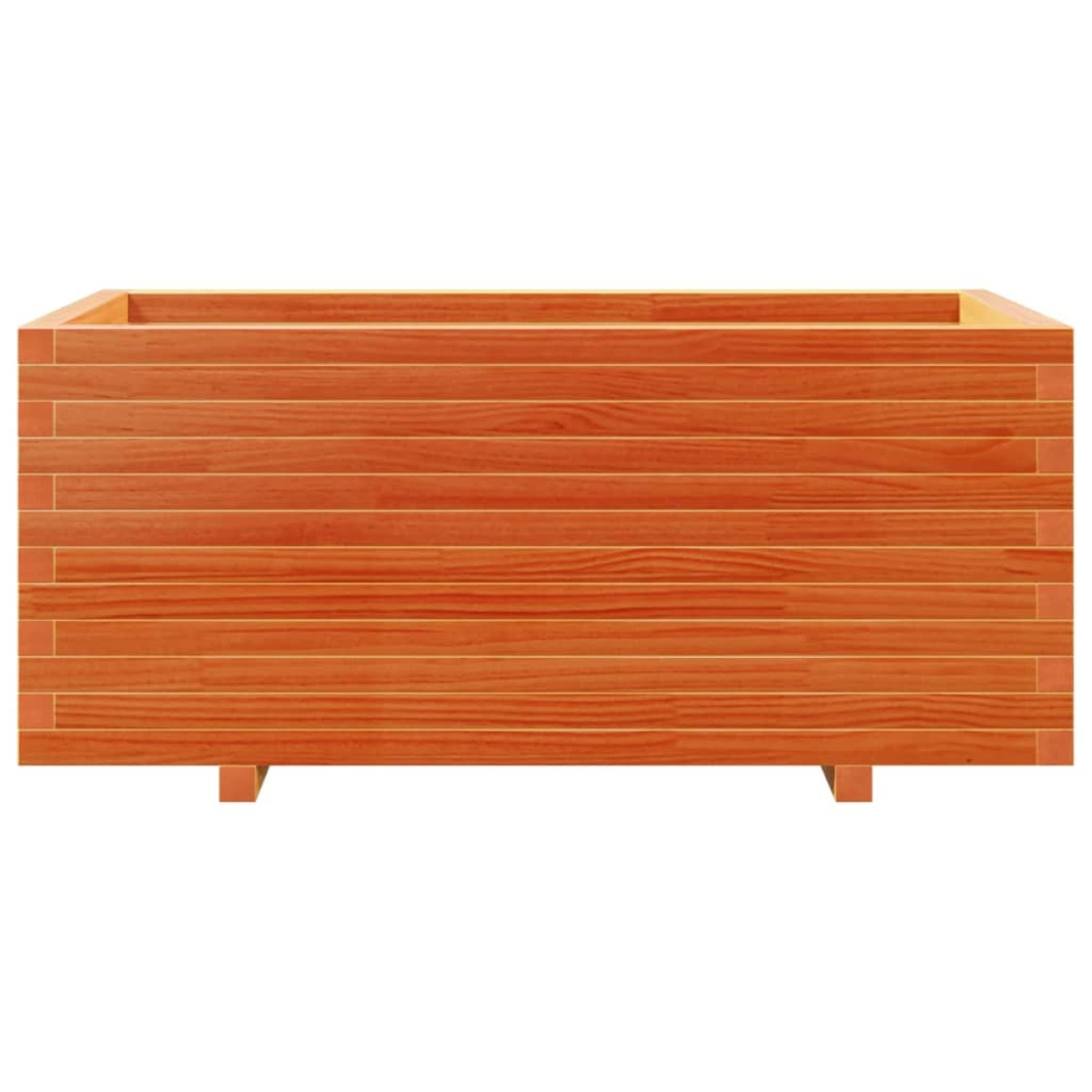 vidaXL Ζαρντινιέρα Καφέ Κεριού 110x60x49,5 εκ. από Μασίφ Ξύλο Πεύκου
