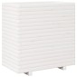 vidaXL Ζαρντινιέρα Κήπου Λευκή 70x40x72,5 εκ. από Μασίφ Ξύλο Πεύκου