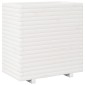 vidaXL Ζαρντινιέρα Κήπου Λευκή 70x40x72,5 εκ. από Μασίφ Ξύλο Πεύκου