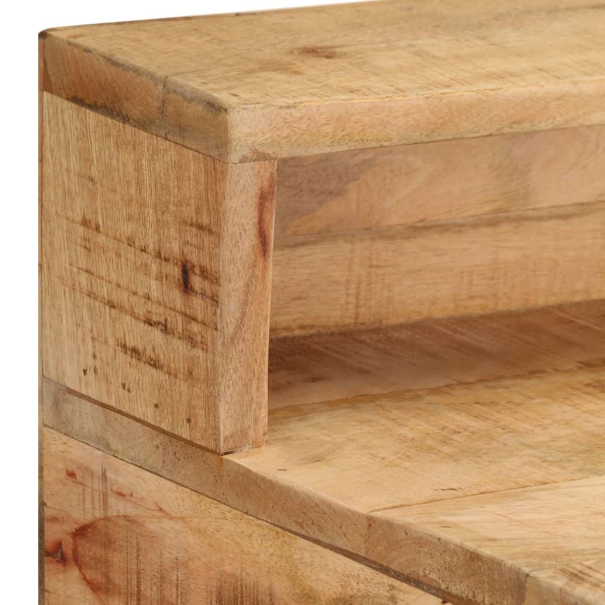 vidaXL Γραφείο 100 x 45 x 90 εκ. από Μασίφ Ακατέργαστο Ξύλο Μάνγκο